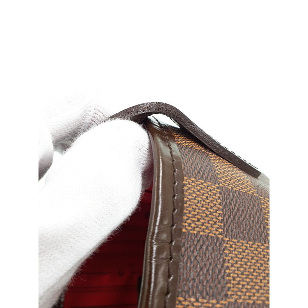 Louis Vuitton Damier Ebene Brown Neverfull Tote Bag - Picture 4 of 8